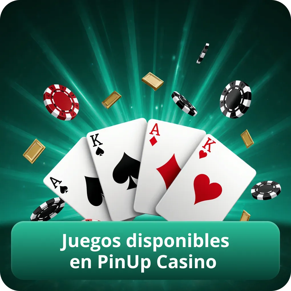 Juegos disponibles en PinUp Casino